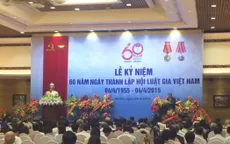 Hội Luật gia Việt Nam kỷ niệm 60 năm thành lập