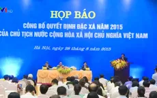Ngày 31/8, thực hiện đặc xá trên toàn quốc