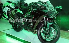 Cận cảnh "hàng khủng" Kawasaki Ninja H2 chính hãng tại Việt Nam