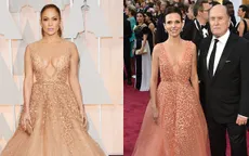 Jennifer Lopez bị “đụng hàng” tại Oscar 2015