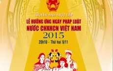THTT Lễ hưởng ứng ngày pháp luật nước CHXHCNVN (20h10, VTV1)