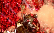 Ngồi trên lưng hổ, Katy Perry "đốt cháy" Super Bowl