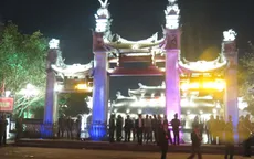 Di dời bia đá vi phạm khỏi khuôn viên đền Trần - Thái Bình trước 15/5