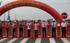 Khánh thành Dự án mở rộng Quốc lộ 1A qua Quảng Nam