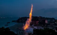 Ấn tượng màn pháo bông “bắc thang lên hỏi ông trời”
