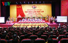 Lào Cai khai mạc Đại hội Đảng bộ tỉnh nhiệm kỳ 2015 - 2020