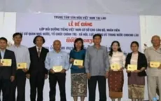 Việt Nam bồi dưỡng tiếng Việt cho cán bộ Lào