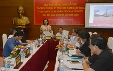 Họp Ban Chỉ đạo kỷ niệm 250 năm ngày sinh đại thi hào Nguyễn Du
