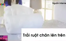 Mẹo lồng ruột chăn cực nhanh trong 30 giây