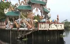 Độc đáo ngôi Miếu Nổi giữa sông tại Sài Gòn