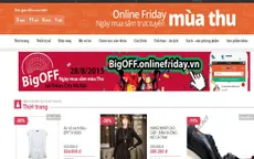 Cơ hội mua hàng khuyến mại trong “Ngày hội mua sắm trực tuyến mùa Thu”