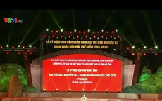 Kỷ niệm 250 năm ngày sinh đại thi hào Nguyễn Du