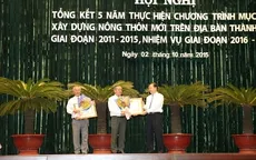 Hội nghị tổng kết 5 năm xây dựng nông thôn mới tại Hà Nội