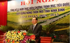 Ninh Bình: 40/119 xã đạt chuẩn nông thôn mới