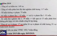Bất thường trong kết quả kiểm định chất lượng phân bón ở ĐBSCL