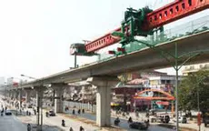 Phân luồng giao thông để thi công tuyến Cát Linh – Hà Đông