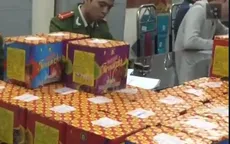Bắt gần 40kg pháo lậu từ Lạng Sơn về Hà Nội tiêu thụ
