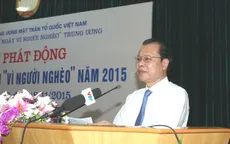 Phát động tháng cao điểm vì người nghèo năm 2015