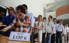 Hà Nội: Một số trường mở bán hồ sơ vào lớp 6