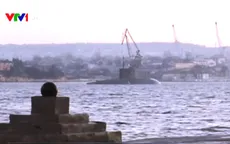 Tàu ngầm Nga trở về sau khi tham chiến tại Syria