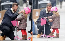 Khoảnh khắc ngọt ngào của David Beckham và con gái