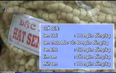 Hạt sen Tịnh Tâm giữ giá ổn định