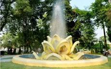 Đài phun nước Bông Sen Vàng đoạt giải thiết kế quốc tế