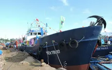Hạ thủy tàu cá vỏ thép thứ 3 cho ngư dân Quảng Ngãi