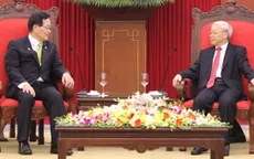Tổng Bí thư Nguyễn Phú Trọng tiếp Chủ tịch Quốc hội Hàn Quốc