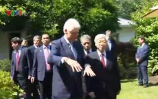 Tổng Bí thư thăm gia đình nguyên Tổng thống Bill Clinton