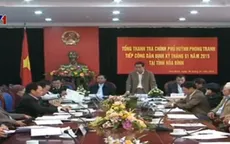 Tổng Thanh tra Chính phủ tiếp công dân tại tỉnh Hòa Bình