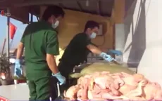 TP.HCM: Thu giữ gần 1 tấn thịt gà bốc mùi