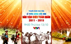 THTT Lễ tuyên dương điển hình Dân vận khéo toàn quân (9h, 13/10, VTV1)
