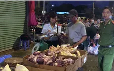 Hà Nội: Nhiều sạp hàng bán nội tạng không rõ nguồn gốc