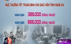 Nghệ An: Giáo viên được thưởng Tết 666.000 VND