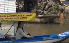 Thuyền du lịch chạy bẳng năng lượng mặt trời
