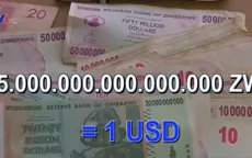 Zimbabwe loại bỏ đồng nội tệ vì siêu lạm phát