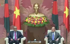 Chủ tịch Quốc hội Nguyễn Sinh Hùng tiếp Tổng thống Bangladesh