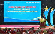 Lễ hưởng ứng Ngày Pháp luật năm 2015