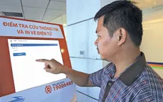 Trưa nay (1/9), hành khách đã tự in được vé tàu