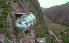 Đến Peru, thử cảm giác ngủ lơ lửng tại khách sạn cheo leo trên vách núi