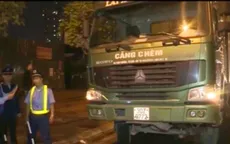 Hà Nội: Kiểm tra đột xuất, 100% xe vi phạm tải trọng