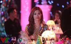 Đông Nhi cực dễ thương tại trường quay Gặp gỡ VTV 2015