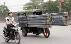 Khó xử lý xe ba bánh giả xe thương binh