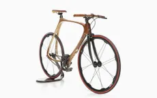 Xe đạp làm từ sợi carbon và gỗ