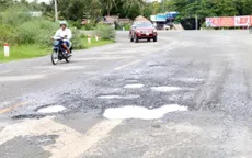 Kiên Giang: Quốc lộ 61 mới nâng cấp đã xuống cấp nghiêm trọng