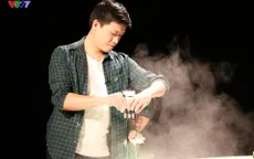 MC Trần Ngọc trổ tài làm thí nghiệm khoa học ở Telefilm 2016