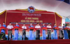Khai trương cảng đầu tiên tại ĐBSCL tiếp nhận tàu container
