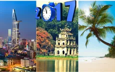 Hoàng Xuân Vinh đón năm mới trong cầu truyền hình Đếm ngược 2017