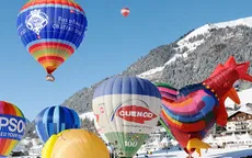 Rực rỡ lễ hội khinh khí cầu tại dãy Alps